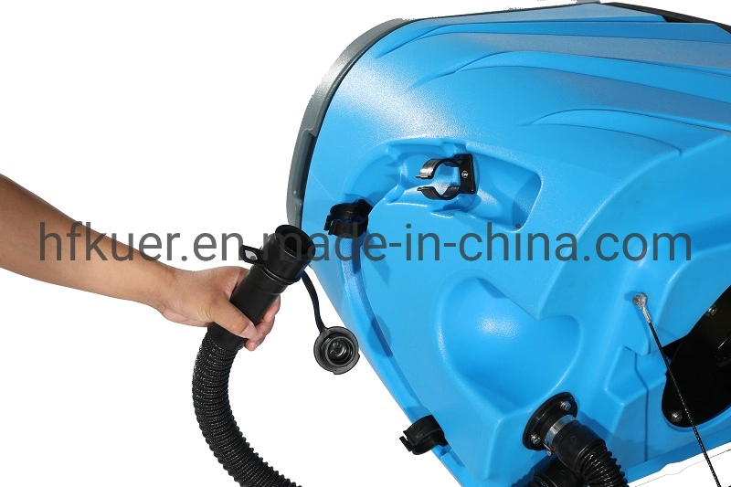 Airport Stations Hotel Cleaning 24V Ride on Battery Floor Scrubber Dryer Washing Machine