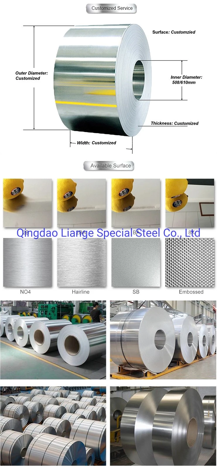 High Quanlity Stainless Steel Material Supplier Offers Stainless Steel Flat Plate, Stainless Steel Coil and Other Stainless Steel Products Price