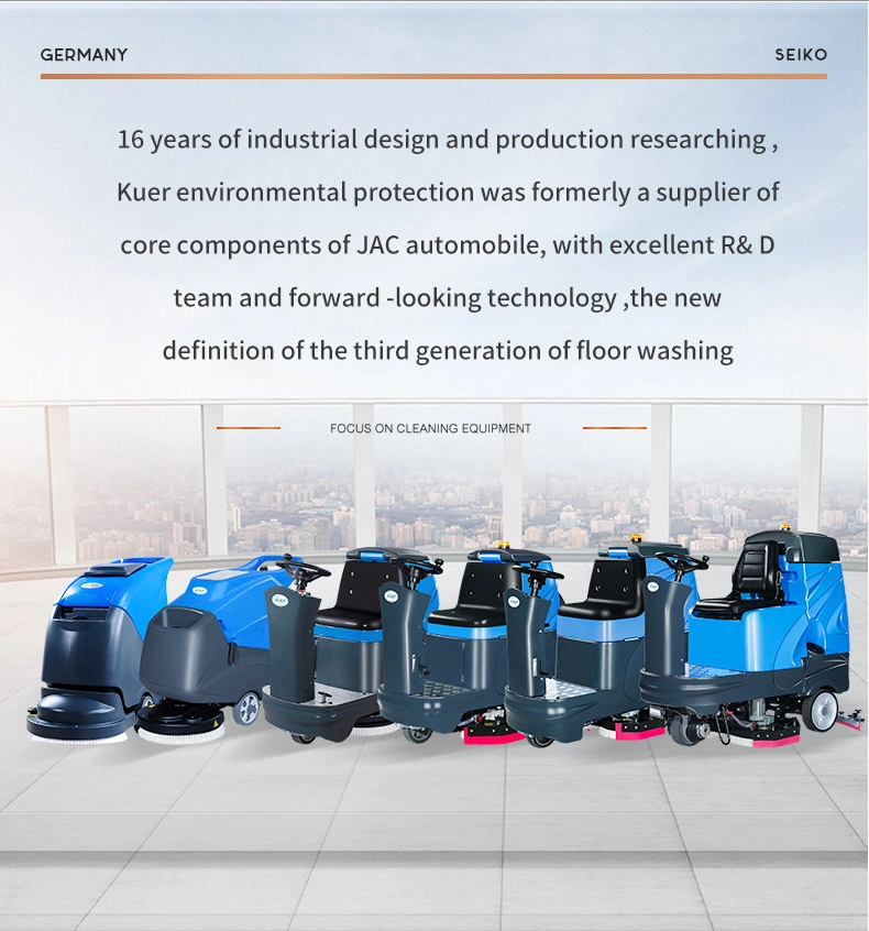 High Quality Ride on Commercial Industrial Electric Auto Tile Hard Floor Cleaning Machine Scrubber Dryer for Hotel Supermarket Factory Warehouse