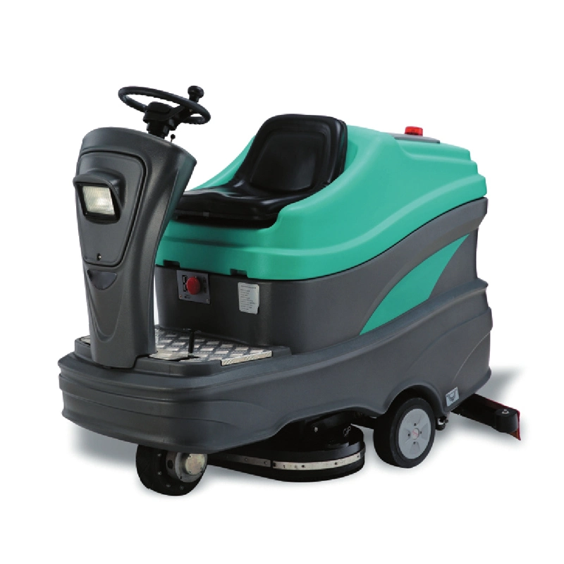 Automatic Ride-on Scrubber Dryer with Battery