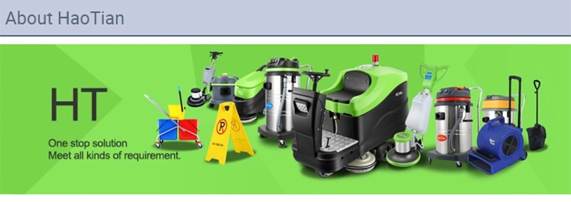 China Supplier Electric Hand Push Floor Scrubber Dryer for Cleaning Restaurant &amp; Hotels