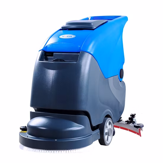 Floor Washing Machine Electric Hand Push Walk Behind Industrial Floor Scrubber Dryer