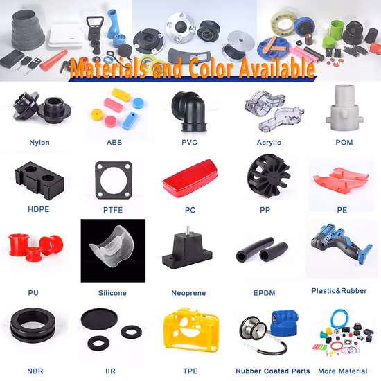 Custom Made Plastic Injection Molded Parts Small Quantity Mass Production PA66 GF30 ABS Nylon Other Plastic Products