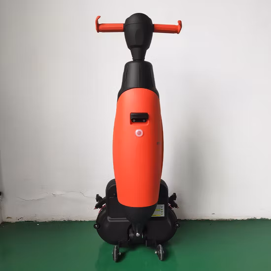 Commercial Walk Behind Mini Floor Cleaning Machine Scrubber Dryer