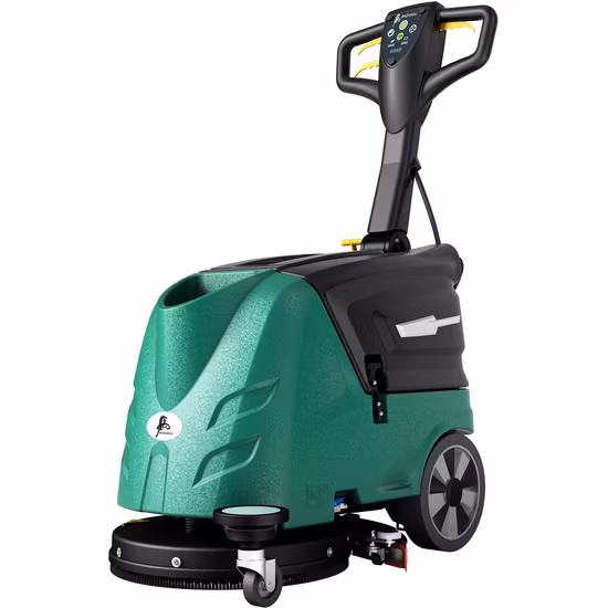 17 Inch Brush Hand Push Cleaning Machine Floor Scrubber Dryer